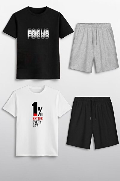Trendy Merry Store 4-dijelni dečiji letnji set kaprih i majica