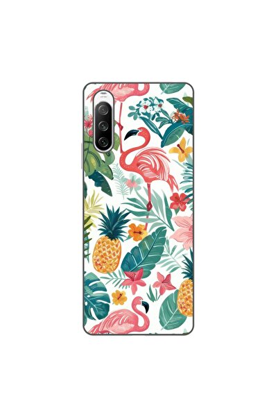 OEM Husa compatibila cu Sony Xperia 10 III Silicon Gel Tpu Model Tropical Pat...