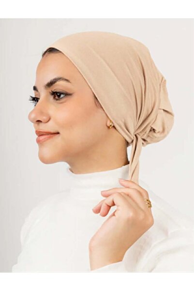 4seasons scarf Cotton Bandana with Bow Tie Loveval Beige