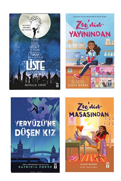 Timaş Çocuk 5-6-7-8.Sınıf Okuma Tatil Seti Liste Yeryüzüne Düşen Kız Zoe'nin ...