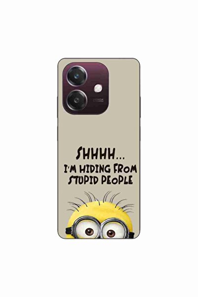 OEM Husa compatibila cu Oppo A40 Silicon Gel Tpu Model Mesaj Minion Shhhh