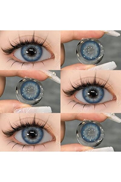 EYESSTORE RİCHGİRL BLUE MAVİ TONDA DOĞAL GÖRÜNÜMLÜ GÖZ LENSİ 1 yıllıktır