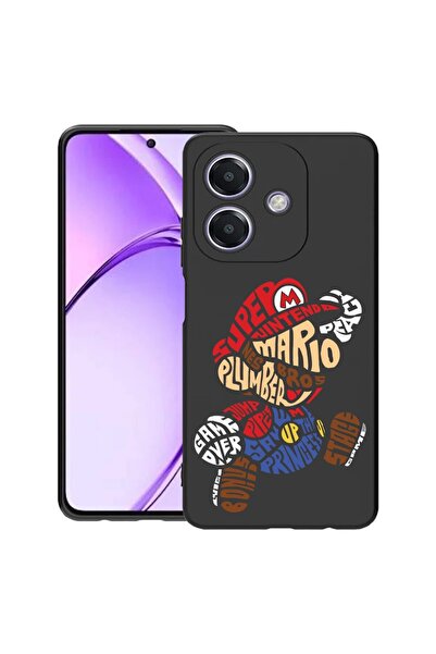 bestcase ¬Æ Husa pentru OPPO A60 5G / A40 / A40M, Calligraphy Super Mario, Sl...