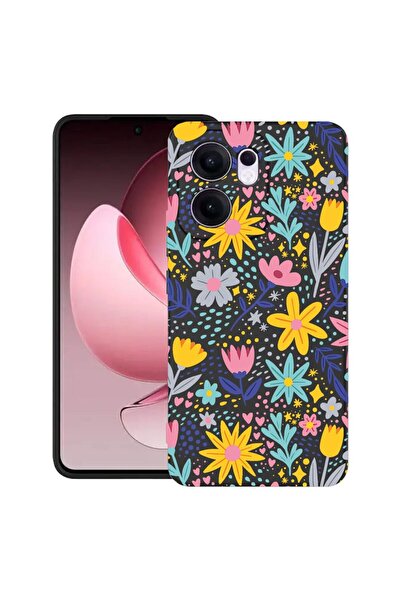 bestcase Husă pentru OPPO Reno13 F 5G, Silicon subțire premium de 1.2MM, Flor...