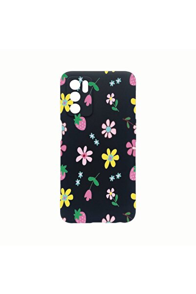 bestcase Θήκη Σιλικόνης, Συμβατή με Oppo A16s, Λουλούδια, Ανθεκτική στη φθορά...