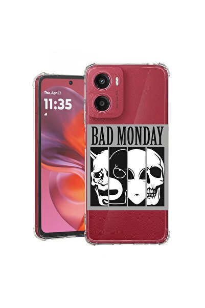 bestcase Θήκη συμβατή με Motorola Moto E15, Αντικραδασμική 1.5MM, Bad Monday,...