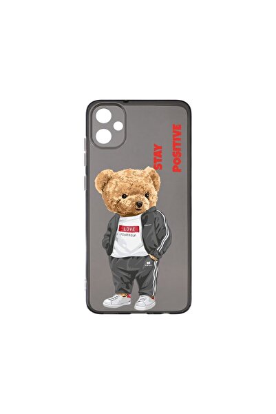 bestcase Графитен силиконов калъф 1.5ММ, съвместим с Honor 100, Мече  "Остани...