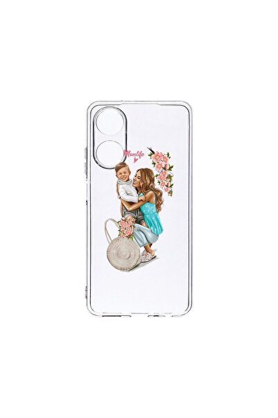 bestcase Διαφανής Θήκη Σιλικόνης 2MM, Συμβατή με OPPO A98 5G, Σχέδιο  "Mom Li...