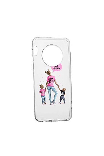 bestcase Θήκη σιλικόνης, Συμβατή με Huawei Nova Y90, Σχέδιο Μαμά Ζωή Αγόρι κα...