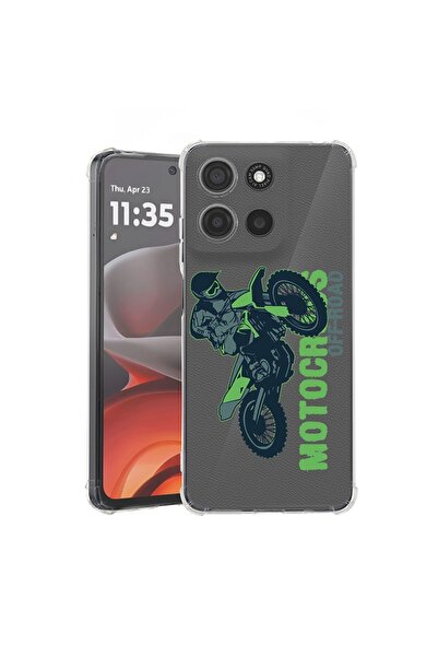 bestcase ¬Æ Husa pentru Motorola Moto G15, Anti Shock 1.5MM, Motocross, Prote...