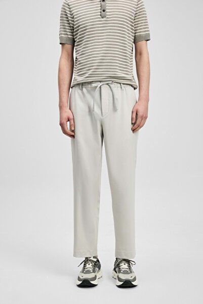 Lufian 111190360 Eron Jogger Pants Slim Fit Men's Pants Stone