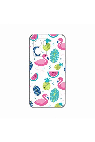 bestcase Λεπτή θήκη σιλικόνης 2 χιλιοστών, Συμβατή με OPPO A77 4G, Φλαμίνγκο,...