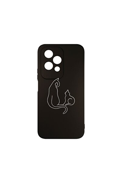 bestcase ¬Æ Husa Premium Silicon, Compatibila Cu Honor 200 Lite, Abstract Cat...