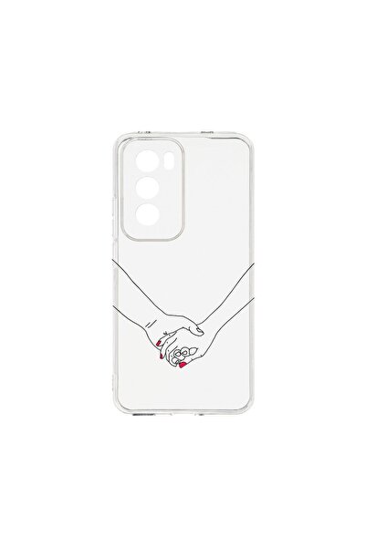 bestcase Διαφανής Θήκη Σιλικόνης 2MM, Συμβατή με OPPO Reno12 5G, Love, Αντικρ...