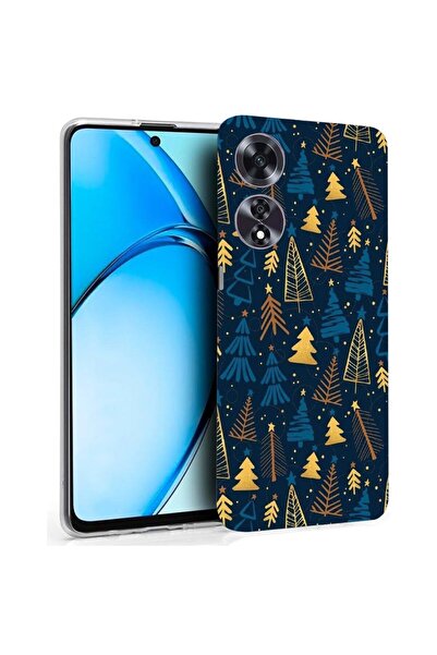 bestcase ¬Æ Husa pentru OPPO A60 4G, Clear Silicon 2MM, Xmas Pattern, Antisoc...