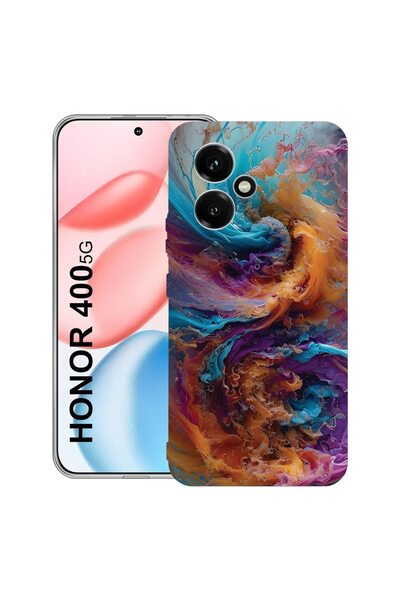 bestcase ¬Æ Husa Clear Silicon pentru Honor 400, Liquid Colors, 2036423 T 1232