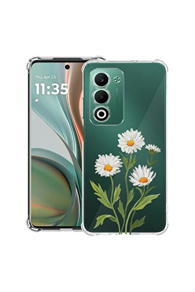 bestcase Αντικραδασμική Θήκη Συμβατή με OPPO A5, Φλοράλ - Πρεσαριστή Μαργαρίτ...