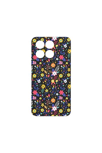 bestcase Husa BestCase¬Æ Slim SIlicon 0.8MM, Compatibila Cu Honor X6a, Flower...