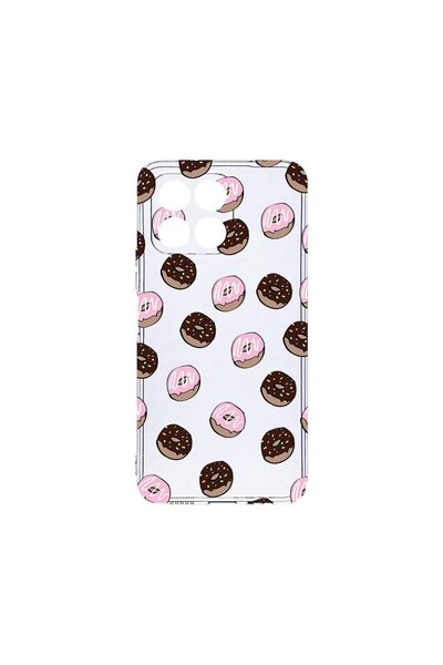 bestcase Husa BestCase¬Æ Clear Silicon, Compatibila Cu Honor X6, Donuts, Anti...