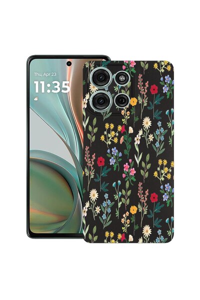 bestcase ¬Æ Husa pentru Motorola Moto G75, Spring Flowers, Slim Silicon 0.8MM...