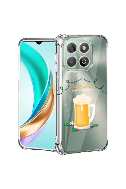 bestcase ¬Æ Husa compatibila Honor X8C, Anti Shock 1.5MM, Happy New Beer!, Pr...