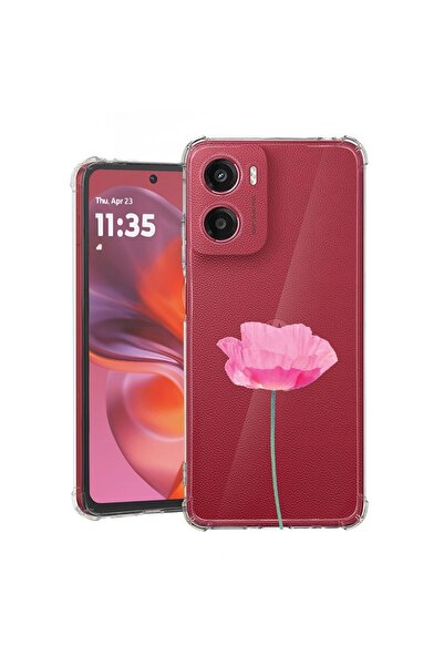 bestcase ¬Æ Husa pentru Motorola Moto G05, Anti Shock 1.5MM, Rose - Pastel Pi...