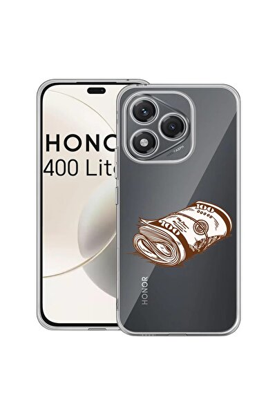 bestcase Husa pentru Honor 400 Lite 5G, BestCase¬Æ Clear Silicon 2MM, Money, ...