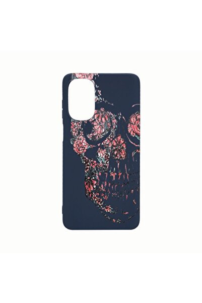 bestcase Θήκη σιλικόνης, Συμβατή με Motorola Moto G62 5G, Σχέδιο κρανίου, Ανθ...