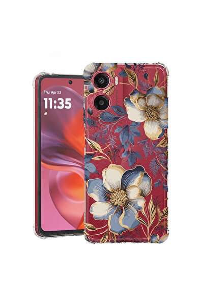 bestcase Αντικραδασμική Θήκη Συμβατή με Motorola Moto G05 / E15, Φλοράλ - Θήκ...