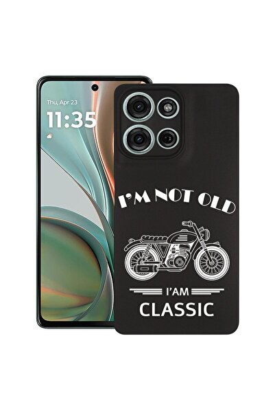bestcase ¬Æ Husa Slim Silicon pentru Motorola Moto G15, I'm Not Old I'm Class...