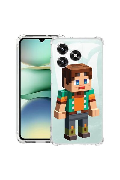 bestcase Husă Antișoc 1.5mm Compatibilă cu Honor X5c Plus / X5c, cu Design Pe...