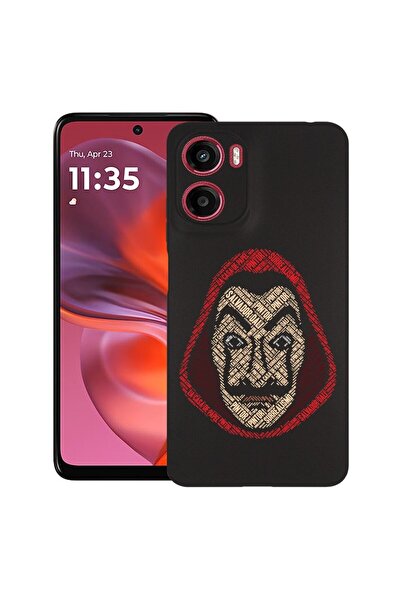 bestcase ¬Æ Husa pentru Motorola Moto G05, Calligraphy Money Heist, Slim Sili...