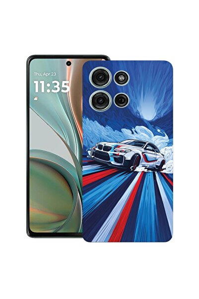 bestcase ¬Æ Husa pentru Motorola Moto G15, BMW 3 E46, Slim Silicon 0.8MM, Ant...