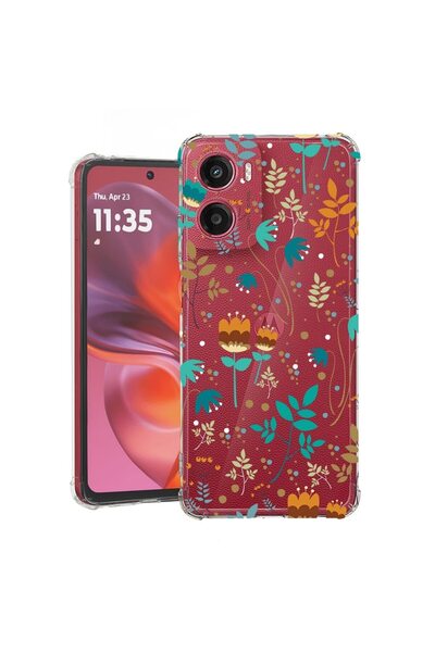 bestcase ¬Æ Husa pentru Motorola Moto G05, Anti Shock 1.5MM, Spring Flowers, ...