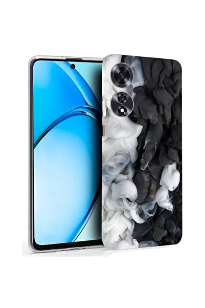 bestcase Husă pentru OPPO A60 4G, Silicon transparent 2MM, Culori lichide, An...