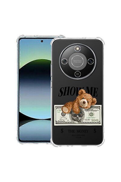 bestcase Husă Antișoc 1.5mm Compatibilă cu Honor Magic8 Lite, cu Design Ursul...