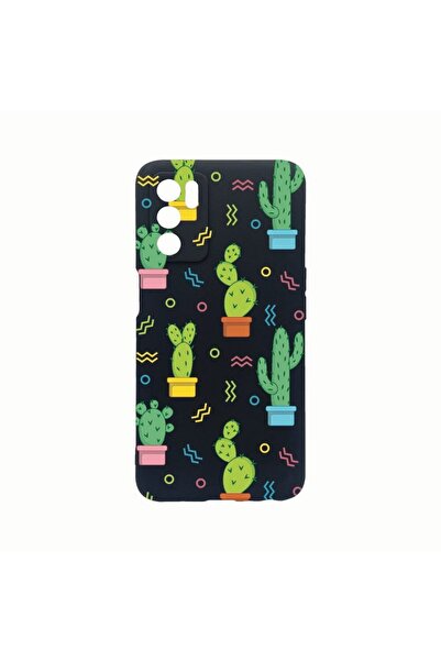 bestcase Θήκη σιλικόνης, Συμβατή με Oppo A16s, Κάκτος, Ανθεκτική στη φθορά, Π...