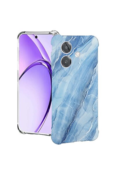 bestcase ¬Æ Husa pentru OPPO A60 5G / A40 / A40M, Anti Shock 1.5MM, Blue Marb...