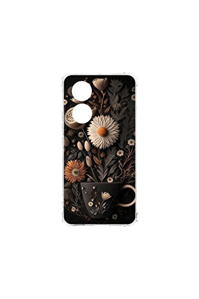 bestcase Husa Anti Shock 1.5MM, compatibilă cu OPPO A18, Happy Flowers, Tehno...
