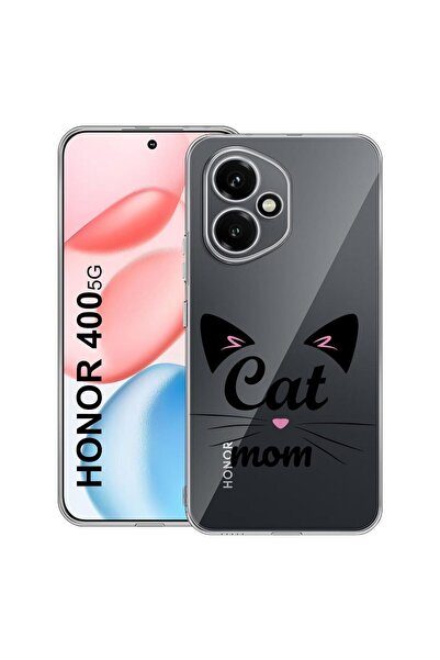bestcase Διαφανής Θήκη Σιλικόνης για Honor 400, Γάτα Μαμά, 2036423 T 1850