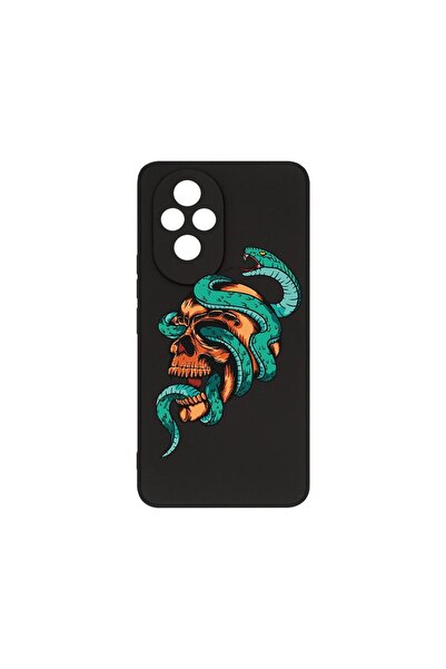 bestcase ¬Æ Husa Premium Silicon, Compatibila Cu Honor 200, Skull, SLIM 1.2MM...