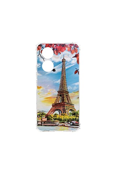 bestcase Αντικραδασμική Θήκη 1.5MM, συμβατή με OPPO A18, Πύργος του Άιφελ Παρ...