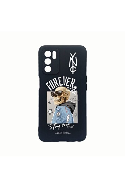 bestcase Husa Silicon, Compatibila Cu Oppo A54s, Forever Cool Skeleton, Rezis...