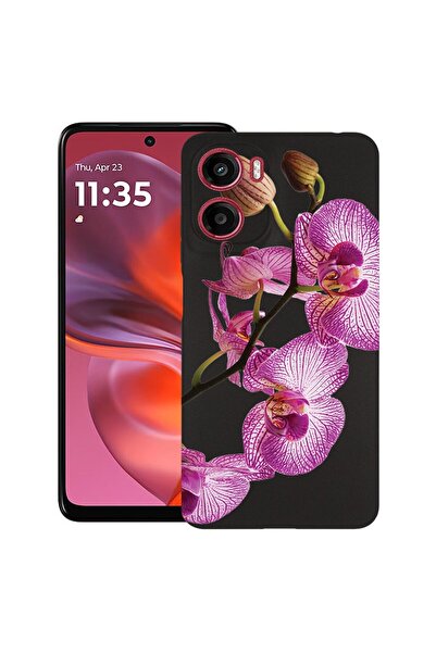 bestcase ¬Æ Husa TPU Ultra Slim Compatibila cu Motorola Moto G06, Floral - Pi...