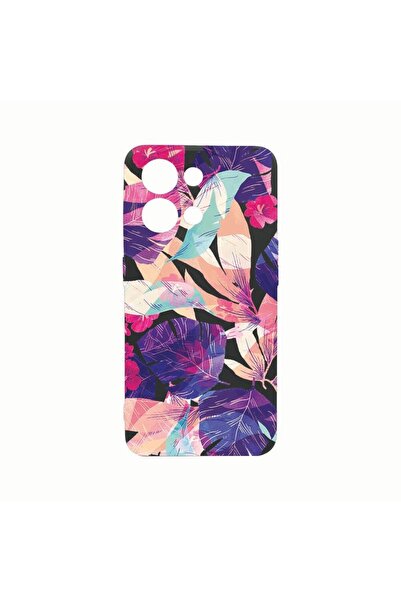bestcase Θήκη Σιλικόνης, Συμβατή με Oppo Reno8 Pro, Τροπικά Λουλούδια, Ανθεκτ...