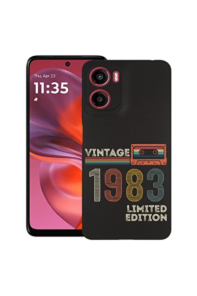 bestcase ¬Æ Husa Slim Silicon pentru Motorola Moto E15, Limited Edition 1983 ...