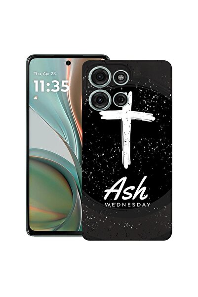 bestcase ¬Æ Husa pentru Motorola Moto G15, Cross - ASH Wednesday, Slim Silico...