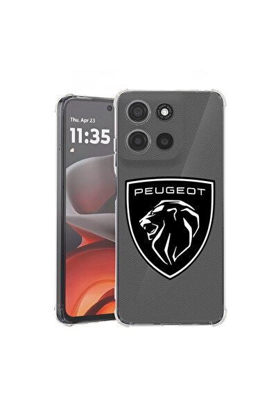 bestcase Калъф за Motorola Moto G15, Удароустойчив 1.5ММ, Пежо, Защита на кам...