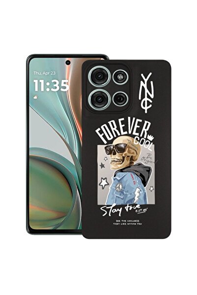 bestcase ¬Æ Husa pentru Motorola Moto G15, Forever Cool Skeleton, Slim Silico...
