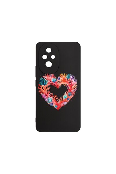 bestcase Husa pentru Honor 200 5G, BestCase¬Æ Slim SIlicon 0.8MM, Coral Heart...